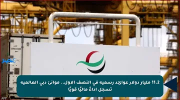 11.2 مليار دولار عوائد رسمية في النصف الأول.. موانئ دبي العالمية تسجل أداءً ماليًا قويًا